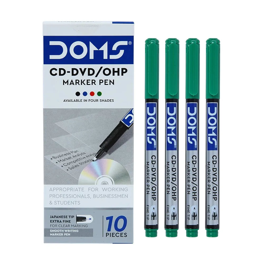 DOMS 7663 CD/DVD GREEN MARKER DOMS 7663 CD/DVD GREEN MARKER